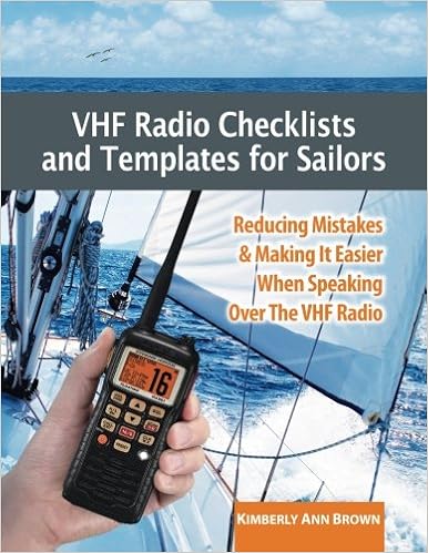 Vhf Radio Checklists And Templates For Sailors Reducing Mistakes Making It Easier When Speaking Over The Vhf Radio Amazon Co Uk Brown Kimberly Ann Books