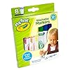CRAYOLA-My-First-Washable-Markers-Pack-of-8 CRAYOLA MyFirst Washable Markers - Assorted Colours (Pack of 8) | Easy-Grip Markers Perfect for Toddlers Hands | Ideal…