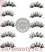 NEW 5-16 5 pairs Half MINI Corner False Eyelashes Cross Eye Lashes