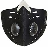 Outgeek Dustproof Mask, Anti Pollution Mask Filtration Exhaust Gas Dust Respirator Pm2.5 Activated Carbon Anti-Haze Fitness Mask for Motorcycle/Cycling/Running Mask