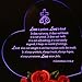 Giftgarden The True Meaning of Love LED Light Heart Decor for Friendship Gifts, Wedding Anniversary Gift