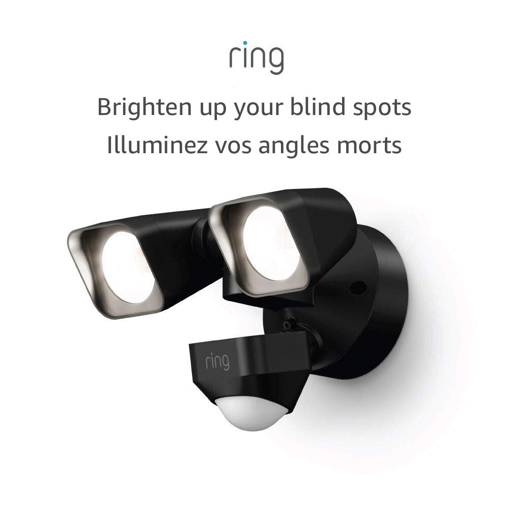 Ring Smart Lighting Floodlight, Wired, Outdoor MotionSensor Security