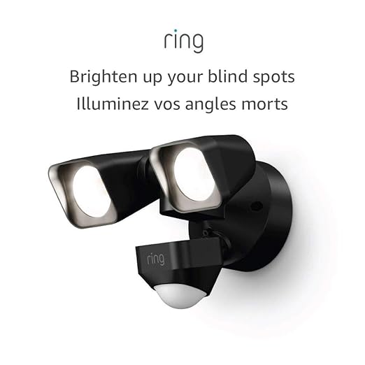 Ring Smart Lighting Floodlight, Wired, Outdoor MotionSensor Security