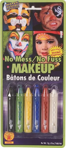 Rubie'sRubies No-Mess Make Up Crayons, 6-Color