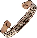 Ladies Women Men's Pure Copper Magnetic Bracelet for Golf Pain Relief Healing Therapy Mcb1