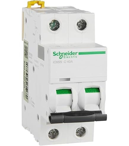 ②-aと⑦-c セット Schneider Electric A9F74206 IC60N Circuit Breaker, Acti9, 2P