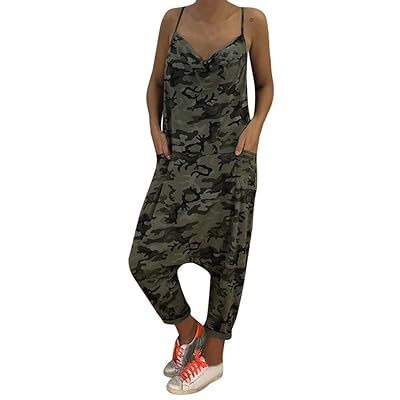 Vermers Women's Camo Print Backless Jumpsuit Kenya Ubuy