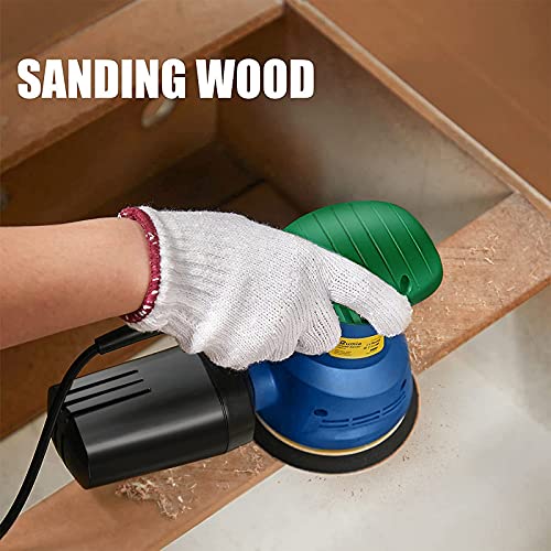 Rumia Random Orbital Sander 2.5A(350W) 6 Variable Speed 13000 RPM Palm