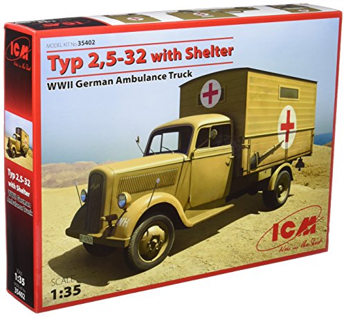 ICM Models Type 2.5-32 WWII German Ambulance Truck
