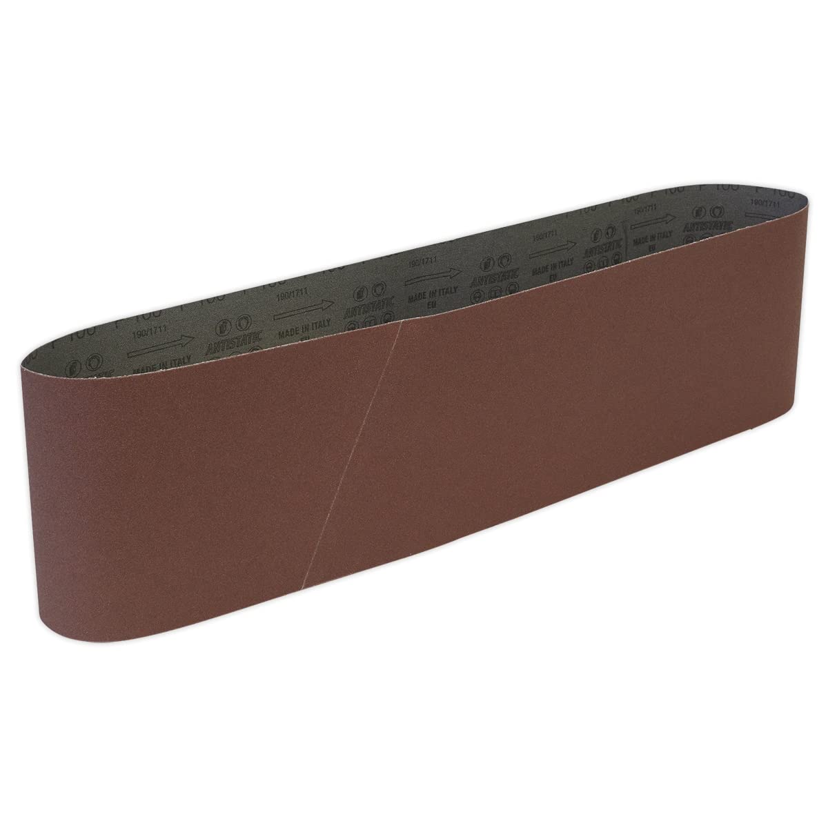 Sealey SB0018 100Grit Sanding Belt, 0 V, Brown, 150 x 1220 mm