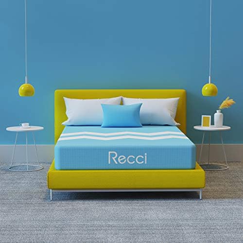 RECCI 10Inch Split King Memory Foam Mattress, Bed in a Box, Breathable