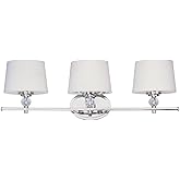 Maxim Rondo-3 Light Transitional Bath Vanity in Transitional style-26.25 Inches Wide by 8.25 inches high-Polished Nickel Fini
