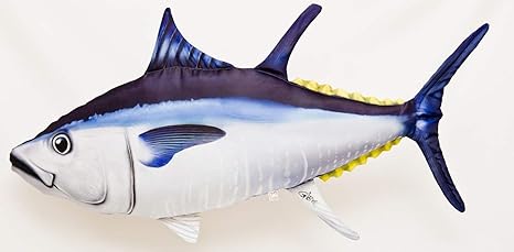 Stuffed Animals Gaby Fish Pillow Decoration Toy Bluefin Tuna