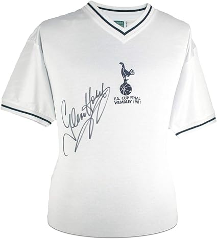 Glenn hoddle signed shirt Clearance