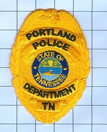 Police Patch Embroidered Mini-Patch Collectible - Tennessee - Portland Police Department State of Tennessee