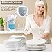 Lantoo Foaming Automatic Soap Dispenser, Hands free Automatic Foam Soap Dispenser for Bathroom & Kitchen, 16oz Capacity, Adjustable Foam Control, Wall Mounted/On Countertop