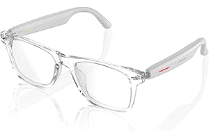 Smart Glasses - Bluetooth Glasses for Men &amp; Women, Touch Control, Outdoor UV Protection and Voice Control, Hands-Free Calls (Clear Lens)4.5 out of 5 stars 209$36.99