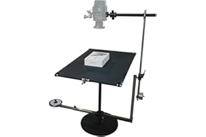 DF DIGITALFOTO 2 Axis 360 Photo Booth, 360 Degree Spinning Camera Slider Spinner Video Rotating Platform Turntable for Unboxi