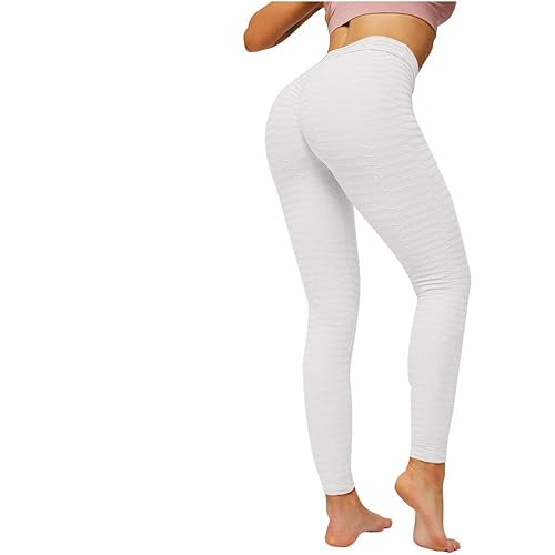 Womens High Waist Yoga Pants Tummy Control Workout Running Yoga Leggings