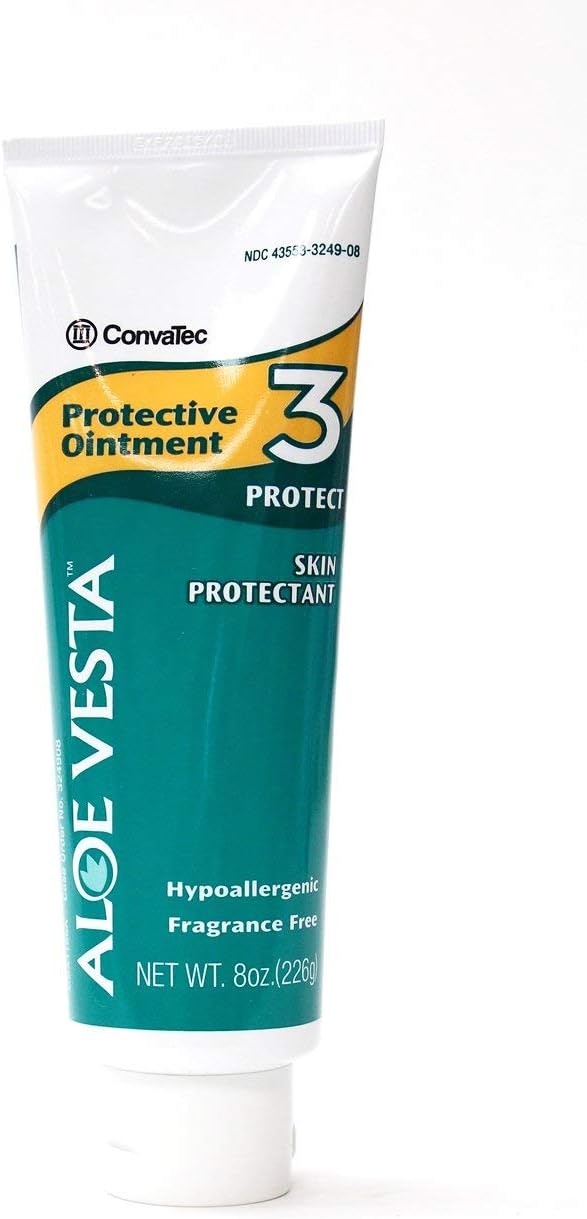 One Each Aloe Vest Protective Ointment 8 oz tube ConvaTec MMED-SQB324908 Each