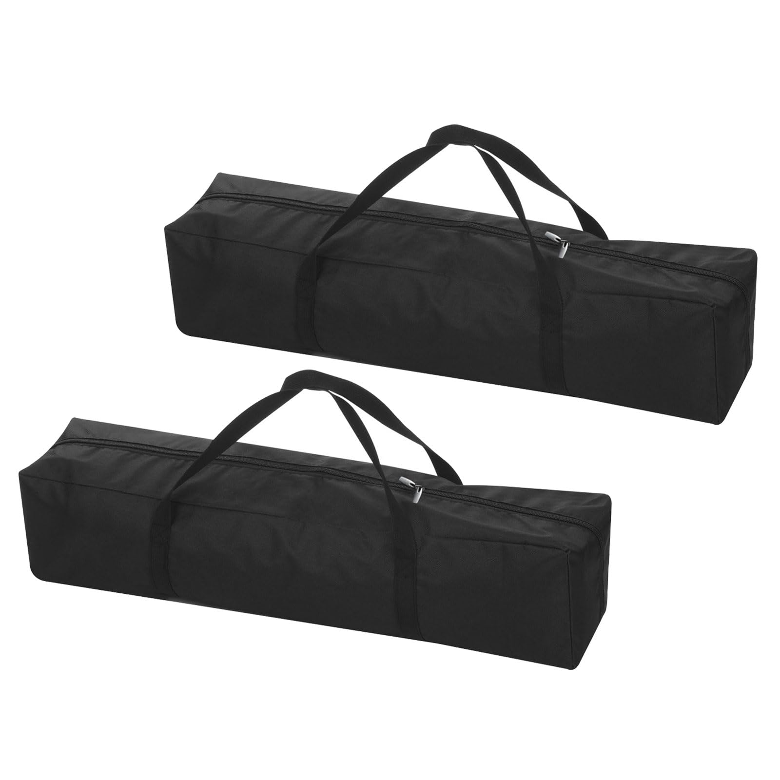 PATIKIL 27 Inch Camp Chair Replacement Bag, 2 Pack Nylon Folding Chair Carrying Storage Bag for Beach Chair with Large Zipper Shoulder Strap for Camping Travel, Black