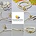 PH PandaHall 6mm About 400Pcs Tiny Satin Luster Glass Pearl Round Beads Assortment Lot for Jewelry Making Round Box Kit White
