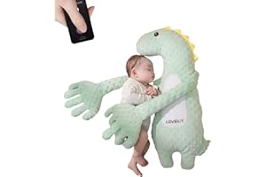 BOOMY LINS 2025 Latest Model Baby Patter for Sleep, Cute Animal Styles Baby Sleep Automatic Beater, Slapping Toddler Pillows Newborn Calming Pillow (#Dinosaurs)