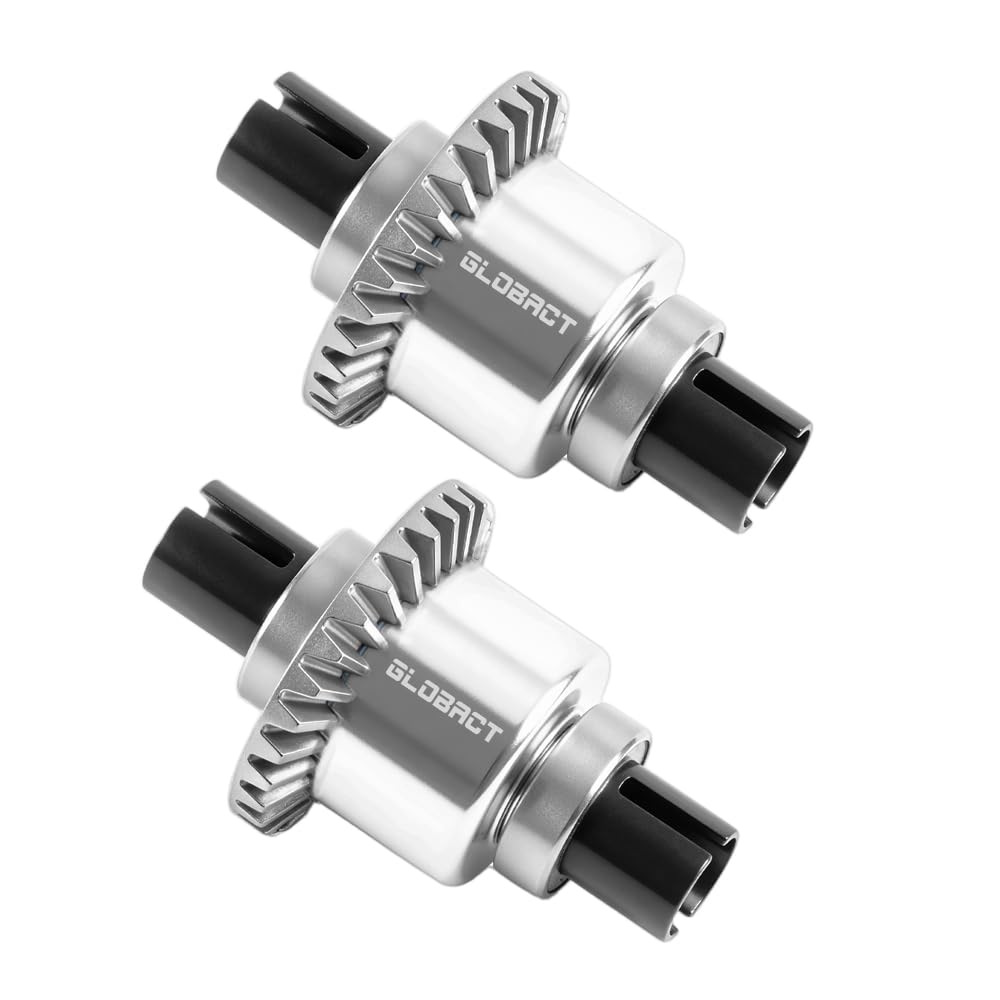 Photo 1 of GLOBACT Full Metal Assembled Oil Filled Differential 30T 0.8Mod for ARRMA 1/18 Granite GROM 1/14 Typhon GROM 1/16 Mojave GROM RC Truck Upgrade Parts Replace ARA311193 (2PCS)