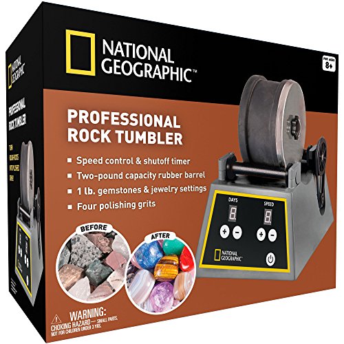 NATIONAL GEOGRAPHIC Professional Rock Tumbler Kit Advanced features