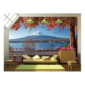 Fuji in Japan - Removable Wall Mural | Self-Adhesive Large Wallpaper - 66x96 inches