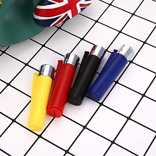 Hanbaili (1 Pcs Random Color) Lighter Shaped Secret Stash Box, Hidden Compartment Diversion Safe Storage Case Money Handling