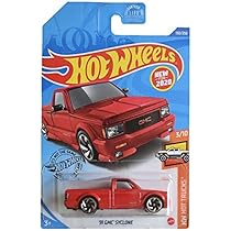 Hot Wheels 2021 – '99 Ford F-150 SVT Lightning – Red – 1/64 Scale Die-Cast Truck (Hot Trucks Series)