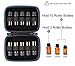 SHBC Essential Oil Case – Storage Carrying Bag Suitable for 5ml 10ml 15ml Roller Bottles-Portable Handle Bag for Travel and Home-Perfect for DoTerra and Young Living Oil (10 Bottles, Blue Butterfly)
