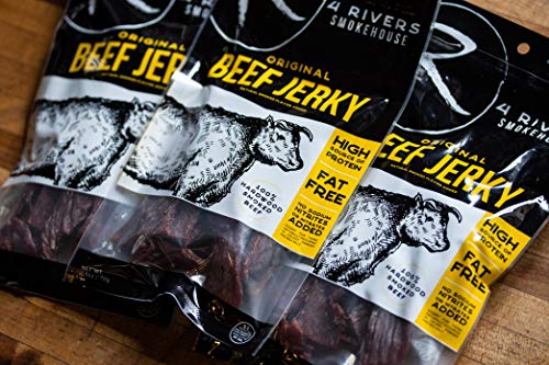 Original Beef Jerky - 4 Rivers High Protein - 3 Pack