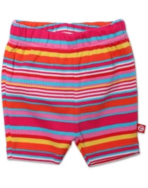 Baby Girls' Pastel Stripe Bike Shorts