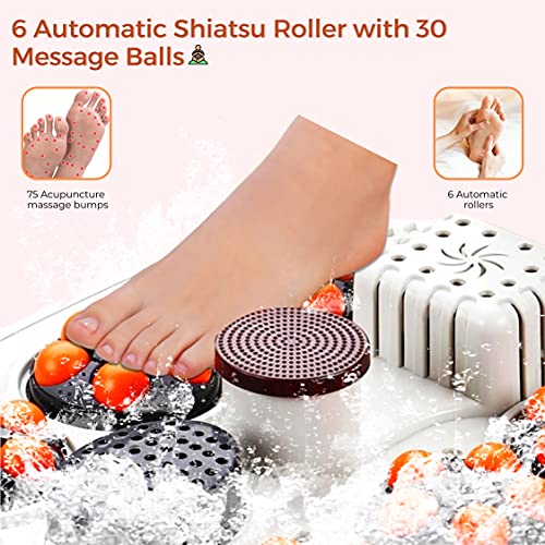 Intexca Automatic Multifunction Massaging Foot Spa Health Massage Foot