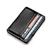 Unisex Slim Leather Card Holder Magic Money Clip Wallet (Pink)