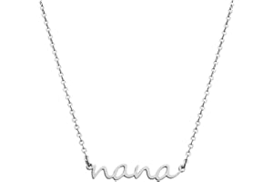 Ankiyabe Grandma Gift Necklace Gigi Mimi Bar Engraved Pendant Necklace Birthday Gifts for Grandma from Grandkid