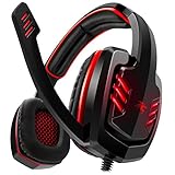 Sentey Gaming Headset Multicolor Arrow 7.1 USB DAC 7 RGB LED Colors / In-Line Volume Control & Microphone / Universal for Any Pc Mac or Laptop - Microphone - Heavy Duty Braided 2 Meters Cable - Leather Padded Ear Pads with Passive Noise Canceling -Ergonomic Adaptive Leather Headband (Extreme Comfort) - Stereo Left and Right Drivers 40mm 120db / Cap Connector - Computer Headset to Work and Play , Support Skype Chat and Gaming - Creative USB Connector DAC Surround Sound for Best Computer Audio with New Technology Digital to Analog Converter (Dac) Made Gorgeous Difference in Sound Quality Better Than Any Wireless or Bluetooth Headphones / Play Music in Your Computer - Top Best Army for Your Gaming Stuff - Be an Astro of Pc Gaming an Elite Gamer Team