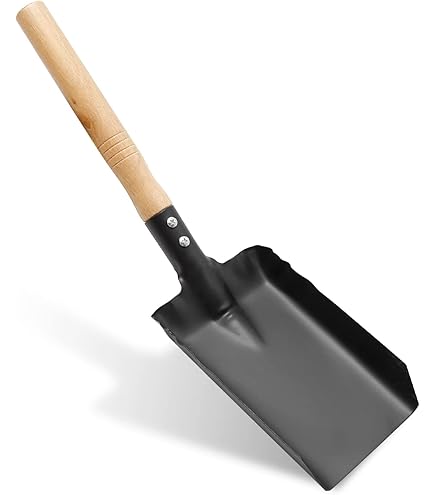 thumbnail image 2 of Aazon.co: DUZFOREI Fireplace Ash Shovel Tool Scoop Dust Pan Coal Hand 2 of 14