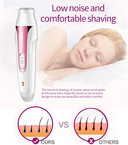 5 in 1 Eyebrow Trimmer Bikini Trimmer Facial Remove Hair Removal,Lady Shaver Beauty Set with Wet/Dry Waterproof Eyebrow Grooming Kit for Men Women