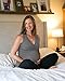 Ultra Soft French Terry Nursing Tank Top for Maternity / Breastfeeding (Grey, Medium)