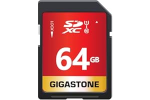 GIGASTONE 64GB SD Card UHS-I U1 Class 10 SDXC Memory Card High Speed Full HD Video Canon Kodak Olympus Digital Camera