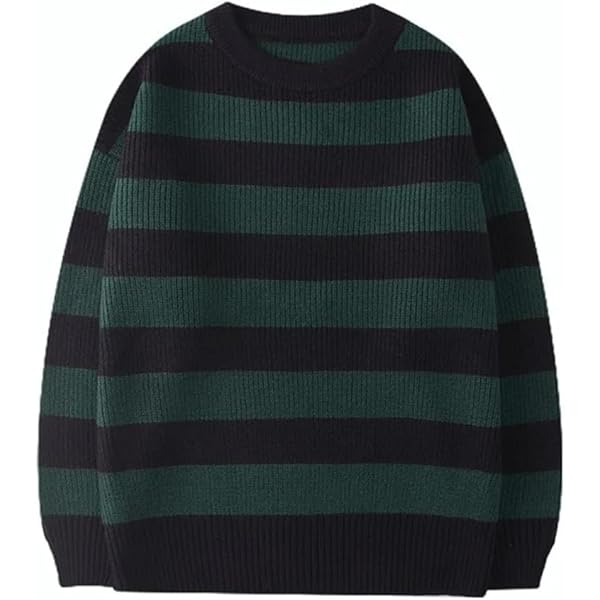 SHUYUZ Vintage Knitted Sweater Men Women Casual Cotton Pullover