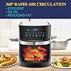 Air-Fryer-Elegant-Life-XXL-Electric-Hot-Air-Fryer-Oven-with-8-Presets-LED-Touch-Panel-5L-Non-Stick-Air-Frying-Basket-1-60-Mins-Timer-80-200-Temperature-Control-1700W-Black Air Fryer, Elegant Life XXL Electric Hot Air Fryer Oven with 8 Presets LED Touch Panel & 5L Non-Stick Air Frying Basket, 1-60 Mins Timer & 80-200℃ Temperature Control, 1700W, Black