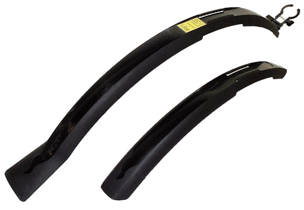 M-Wave Unisex Adult Max Universal V Mudguard Set - Black, 26-29-Inch