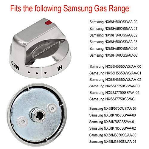 [Upgraded] Dg6400473A Burner Dial Knob with Reinforced Power Ring