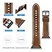iStrap Watch Strap 38mm 42mm 40mm 44mm Genuine Leather Band Seamlessly Adapter Replacement for Apple Watch Sport Edition Series 1 2 3 Series 4