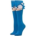 Sonic Knee High Socks Sonic the Hedgehog Socks Sonic Accessories - Sonic the Hedgehog Apparel Sonic Socks