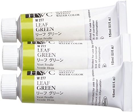 Holbein HWC 15ml Set of 3TUBES W277 Leaf Green